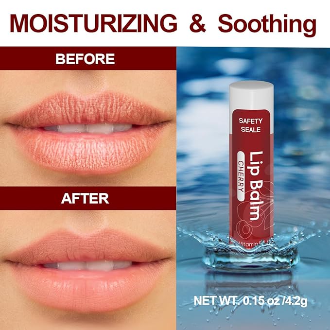 84 Pcs Natural Lip Balm Bulk with Vitamin E and Coconut Oil - Moisturizing, Sootand Cracked Lips, Mini Chap Stick Gifts for Kids Women Men- 14 Flavors - Non-GMO