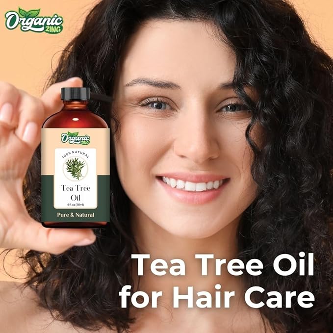 Tea Tree (Melaleuca Alternifolia) Oil | Pure & Natural Essential Oil for Aroma, Diffusers, Skincare & Haircare - 118ml/3.99fl oz