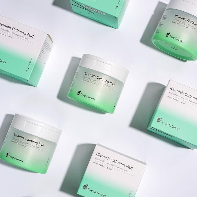 Niacinamide, Centella & Hyaluronic Acid Serum Pad - Korean Brighten, Soothe & Deep Moisturize Skincare, Pre-Soaked Toner Pads for Face - Dermatologist Tested Daily for Blemish-Prone or Sensitive Skin