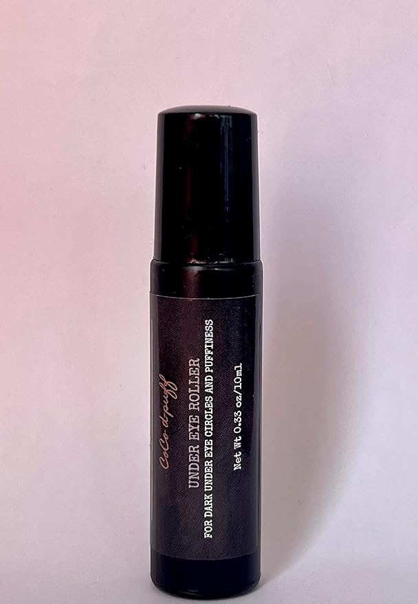 COCO D-PUFF Under Eye Depuff and Dark Circles Roller, Stainless steel rollerball, Green coffee bean oil, Unisex, Made in the USA, All natural