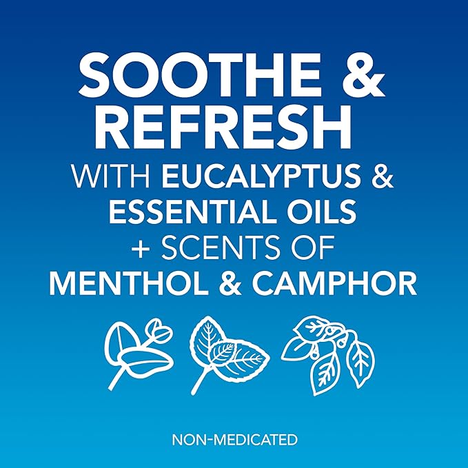 Vicks VapoBath, Bath Salts, Bath Bomb, Non-Medicated Bath Crystals, Comforting Vicks Vapors, Vapor Bath, Aromatherapy with Eucalyptus and Menthol Scent, Contains Essential Oils, 36 OZ