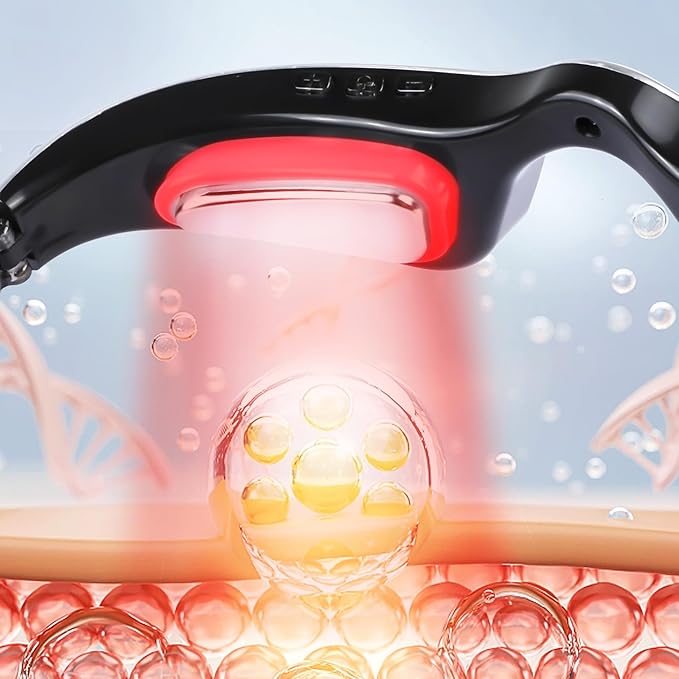 Under-Eye Red Light Therapy Device, Glasses for Dark Circles, Eye Bags, and Wrinkles