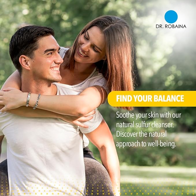 Dr. Robaina Sulfur Balsam Lotion – Daily Moisturizing Lotion for Eczema and Psoriasis Relief – Soothes Redness, Hydrates Sensitive Skin – Natural Ingredients – Made in the USA (Pack of 1)