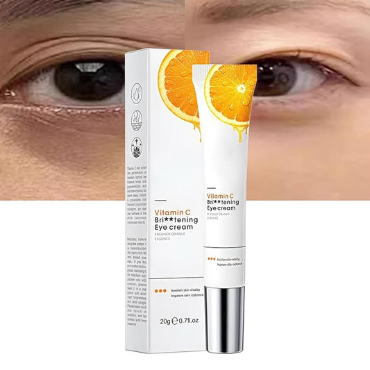 YP Eye Cream Under Eye Bags for Delicate Eye Area - Vitamin C Infused Formula Targets Tired Eyes, Puffiness & Skin Vitality, Lightweight Gel for All Skin Types (0.7 Fl Oz)