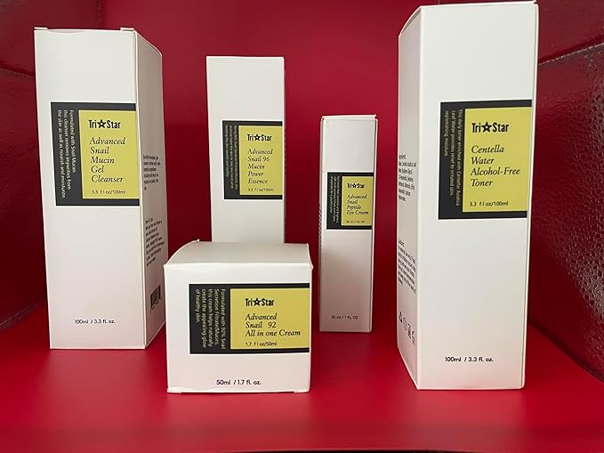 Tristar Advanced Snail Mucin Power Sheet Mask, 25ml, Hydrates Skin, Alleviates Skin Redness, Irritation, inflammation. Antioxidant and Anti-Aging Properties. All Natural. 1 Count.