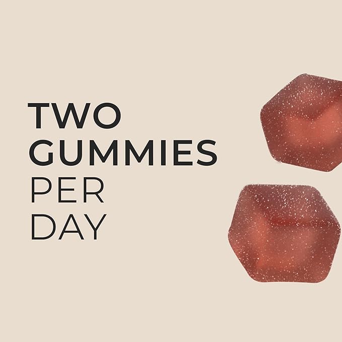 DS Laboratories Revita Hair Growth Gummies, Biotin, Vitamin D, Iron, Magnesium, Melatonin & Zinc Supplement, Vegan, Supports Thicker Hair Growth, Gluten Free (Packaging May Vary)