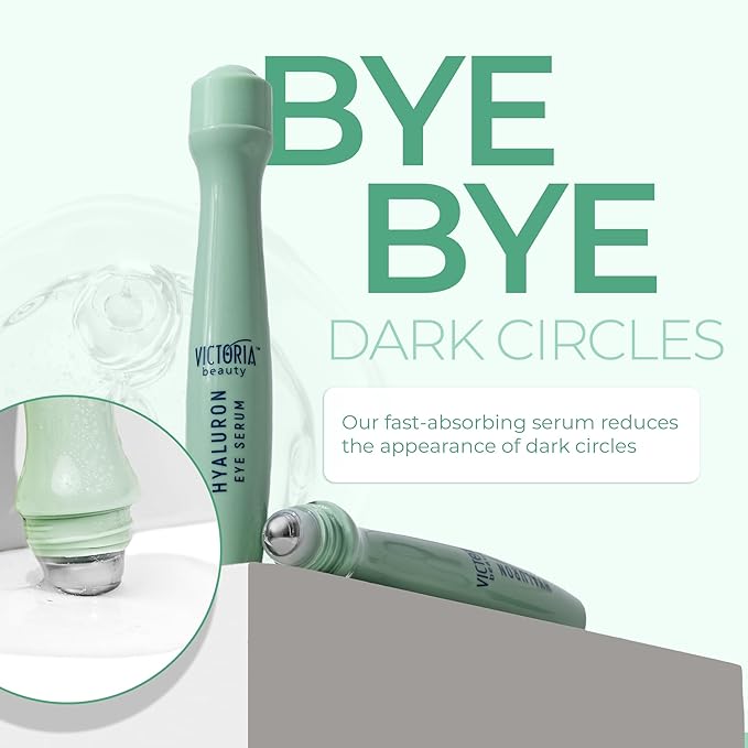 Hyaluronic Eye Roll-On Cooling, Eye Serum Against Wrinkles and Dark Circles
