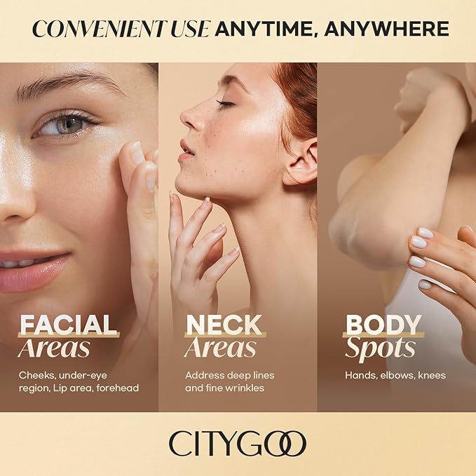 CITYGOO Retinol Eye Stick With Collagen, Hyaluronic Acid For Dark Circle, Under Eye Cream Anti Aging, For Puffiness and Bags Reduces Fine Lines (Retinol Eye Stick, 1pcs)