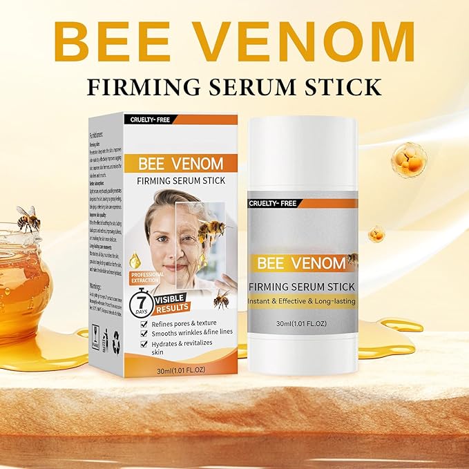 2Pcs Botox Bee Venom Firming Serum Stick, Advanced Firming & Wrinkle-Reducing Cream, Skin Firming Cream For Body, Lifts, Moisturizing, Lifting & Recovery, Natural Serum for All Skin Types