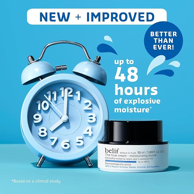 belif Hydrate & Go Kit – 4-Step Korean Skincare Set with Toner, Moisturizing Bomb Cream, Jelly Cleanser, Eye Bomb, SPF 45 Sunscreen, TSA-Friendly, Deep Hydration & Barrier Care for Glowy, Bouncy Skin