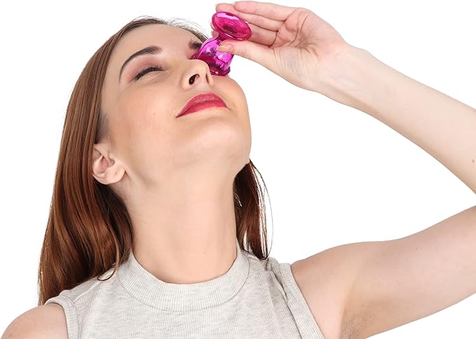 Glass Eye Wash Cup with Engineering Design to Fit Eyes for Effective Eye Cleansing - Eye Shaped Rim, Snug Fit Set of 2 (Pink)