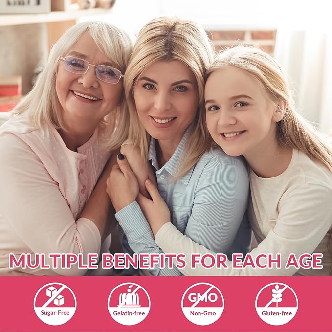 Hair Skin and Nails Gummies - Vegan Biotin 5000mcg Vitamins for Women & Men Supports Faster Hair Growth, Stronger Nails, Glowing Skin