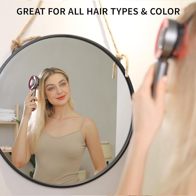 Breo Scalp3 Scalp Massaging Brush, Shiatsu Hair & Scalp Massager with IPX7 Waterproof, Cordless & Portable, Electric for Head, Home Relaxation