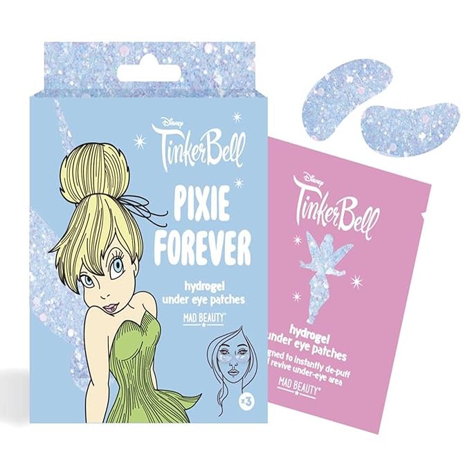 Tinks Pixie Perfection Hydrogel Under Eye Patches Disney Tinkerbell Aloe Vera Hyaluronic Acid Refreshing Soothing Rejuvenating