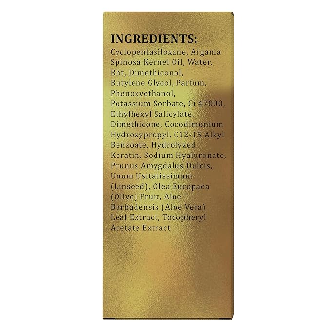 Keratin Anti-Frizz Leave-in Conditioner and Straightening Serum with Argan Oil for All Hair Types - 2 Fl. Oz.