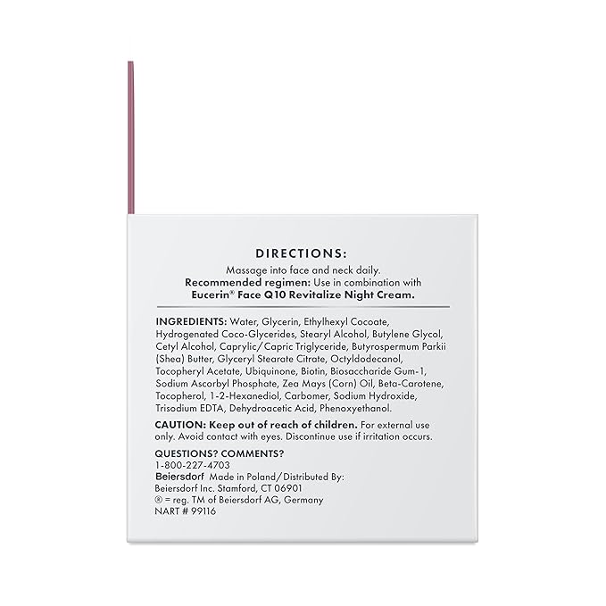 Eucerin Q10 Skin Care Set, Anti Wrinkle Daily Face Cream with Biotin (1.7 Oz) + Anti Wrinkle Night Cream with Pro-Retinol (1.7 Oz), For All Skin Types, Fragrance Free