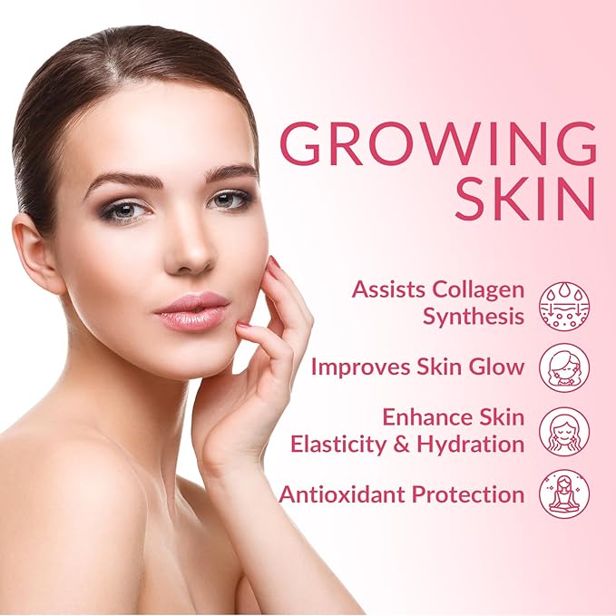 Hair Skin and Nails Gummies - Vegan Biotin 5000mcg Vitamins for Women & Men Supports Faster Hair Growth, Stronger Nails, Glowing Skin