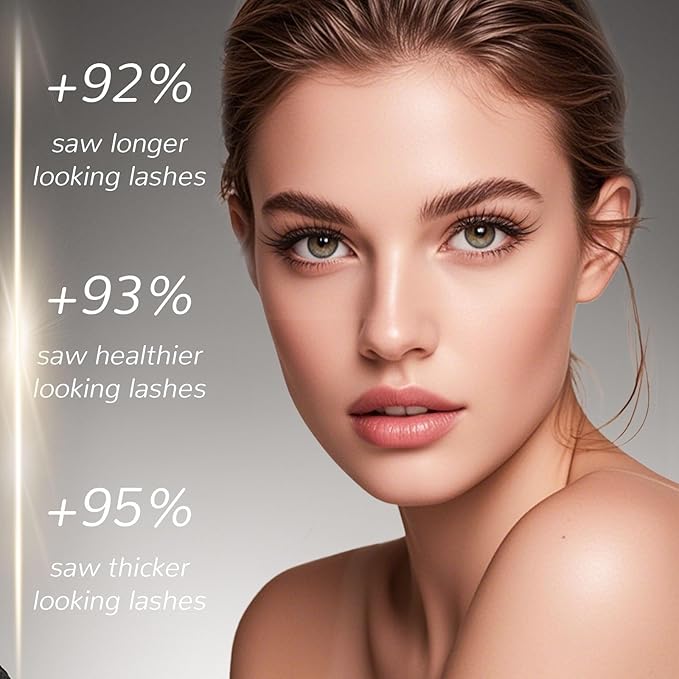 Lash & Brow Growth Serum – Eyelash Enhancer for Longer Lashes, Suero para Pestañas Crecimiento, Eyebrow Serum for Women, Sérum para Pestañas y Cejas, Rapid Lash Booster