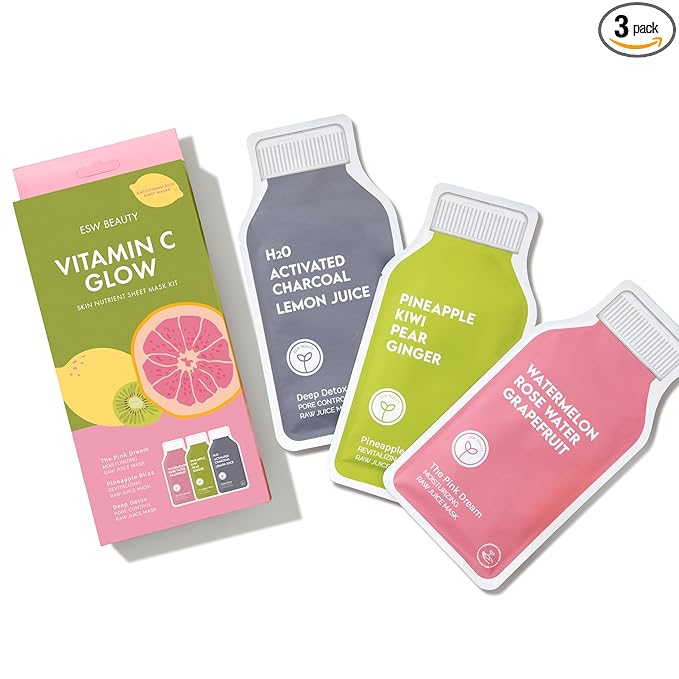 Vitamin C Glow Antioxidant Rich Sheet Mask Set