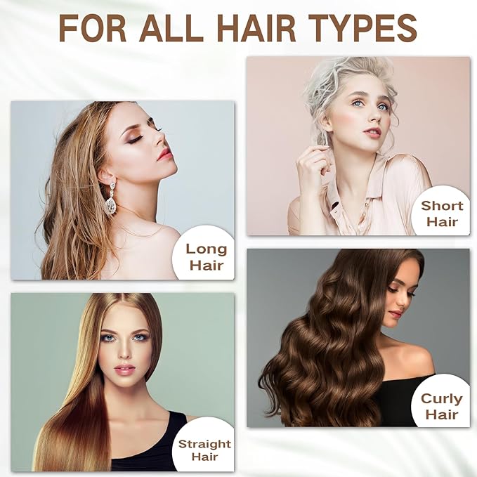 Bamboo Brush for Hair Growth(No Handle Design) Combetter, Natural Wood Brush, Mini Hair Scalp Massager Bamboo Bristles Detangling Hairbrush for Women, Men &Kids