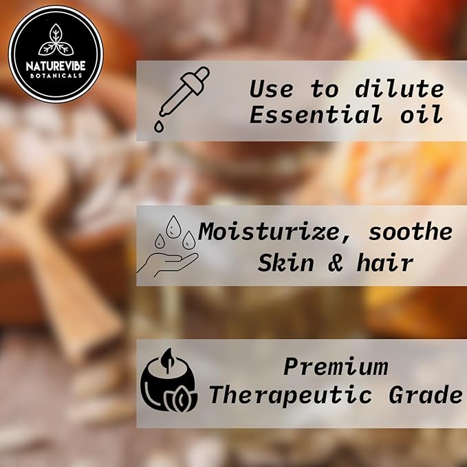 Naturevibe Botanicals Pumpkin Seed Oil 32 Ounces | 100% Pure and Natural | Great for Skin Care and Hair Care