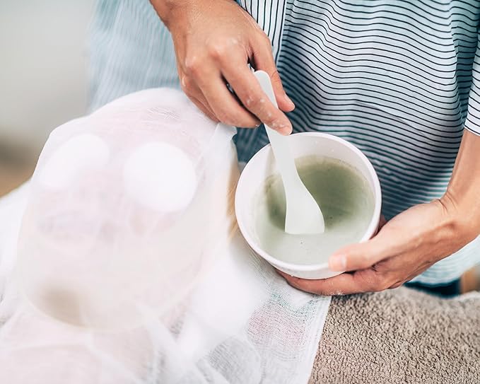 ONLYKXY 5pcs 5inch Plastic Beauty Spoon Facial Cream Brush Makeup Scoop Mud Reusable Cosmetic Dig Scoop Spatula Mask Tip for Lotions Moisturizers Home Salon DIY Facemask Mixing Sampling (White)