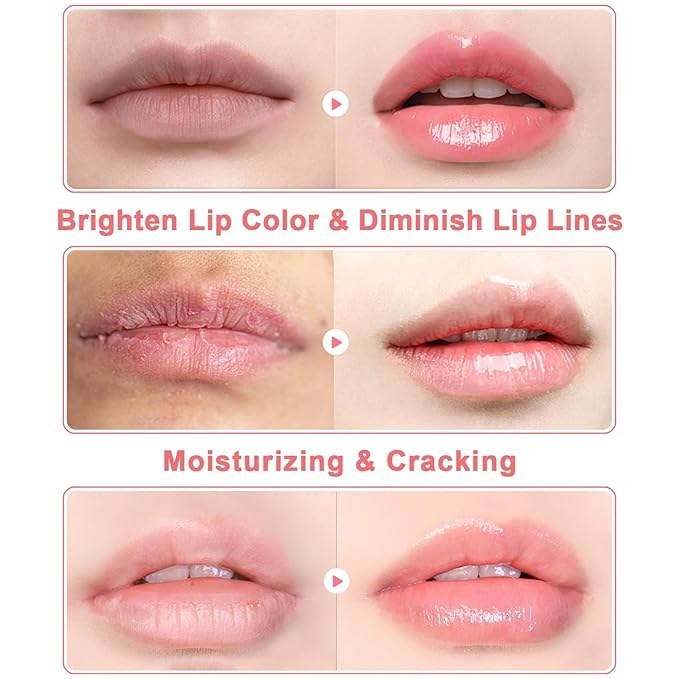 3 PCS Bee Lip Balm Mask Honey Pot, Watermelon, Cherry & Coconut Propolis Moisturizing, Hydrating Prevention for Dry and Cracked Lips, Scrubs Exfoliator (Cherry, Honey & Apple Lime)