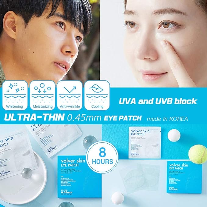 Volver skin Outdoor Eye Patches, Under Eye Mask, For Anti-Wrinkle Pads For Fine Lines and Wrinkles, UVA, UVB blocking function
