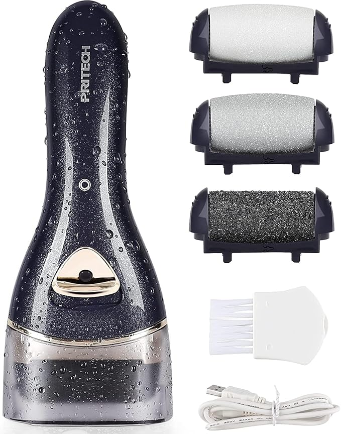 Electric Foot Callus Remover, Electronic Foot File Pedicure Kits, Rechargeable Portable Callus Remover for Feet, Professional Pedicure Tools, Foot Care Perfect for Dead Skin Ideal Gift