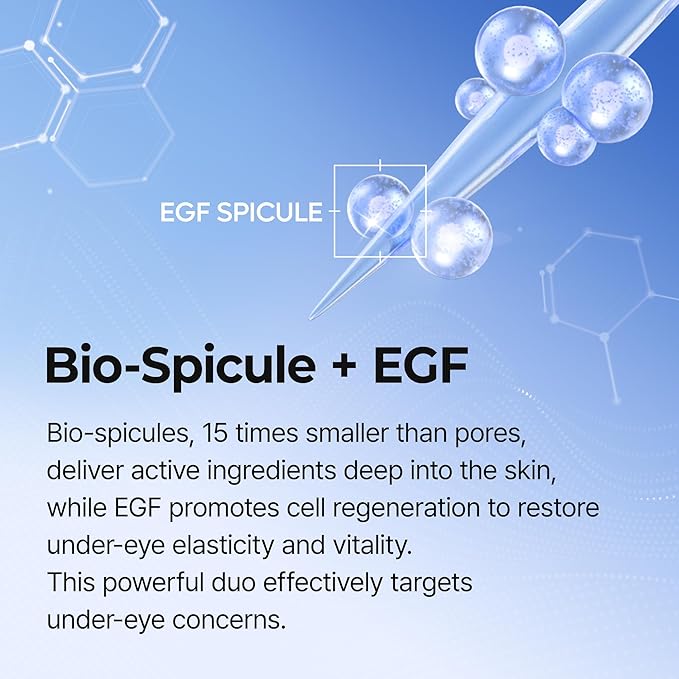 Eyephalt Eyebag Cream for Puffiness, Dark Circles & Fine Lines, Wrinkle, EGF Anti-Aging Under Eye Moisturizer with Niacinamide&Ceramide 0.33 fl.oz.