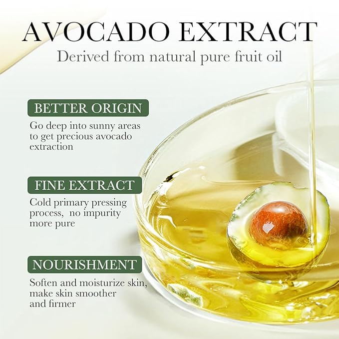 Avocado Skin Care Set, 6-In-1 Skincare Gift Set For Women Girls - Cleanser, Serum, Face & Eye Cream, Toner, Lip Balm, Face Skin Care Set For Women, Anti-Aging Skin Care Kit Smooth Firming Skin