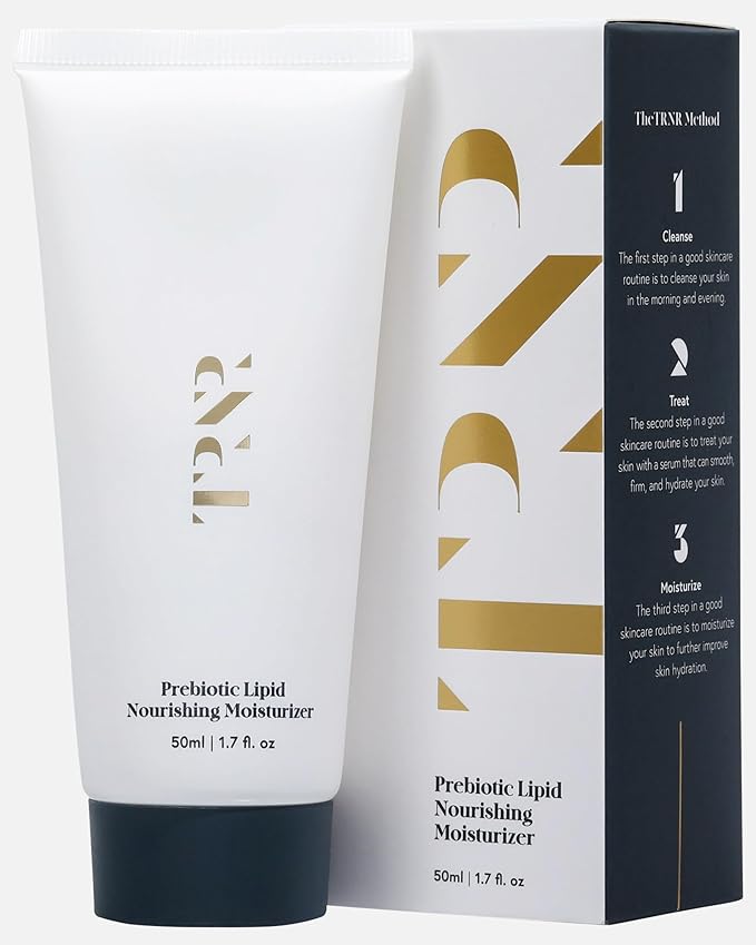 Prebiotic Lipid Nourishing Facial Moisturizer (50ml/1.7oz) | Hydrating Face Cream| Natural, Plant-Based & Science-First Skincare Routine for Men & Women