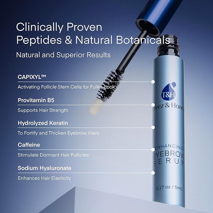 Natural Eyelash Serum with Eyebrow Serum Set - Boost Eyelash Growth Enhancer for Longer, Thicker, Fuller-Looking Lashes and Brows - Gentle & Effective Formular [3 mL + 5mL]