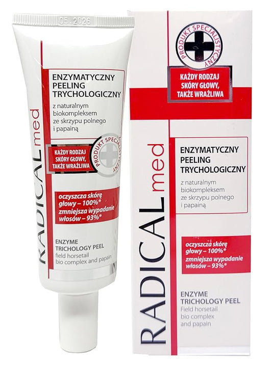 Enzyme Trichology Peel Scalp Treatment 2.54 Fluid Ounce, Supports Hair Growth, Scalp Exfoliator and Enzymatic Scalp Peel for Hair Loss