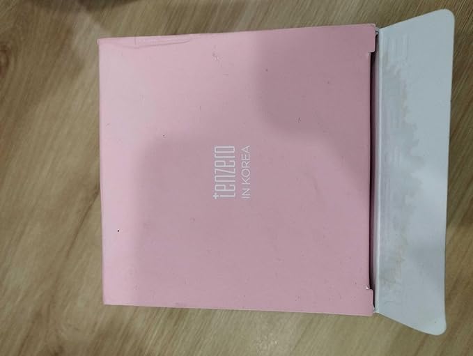 TENZERO Pink Hyaluronic Acid Niacinamide Serum Heart Pad 50ea, Hydrating & Brightening Glowing Face Toner Pads, Korean Facial Radiance Pads, Dry Skin, 150g