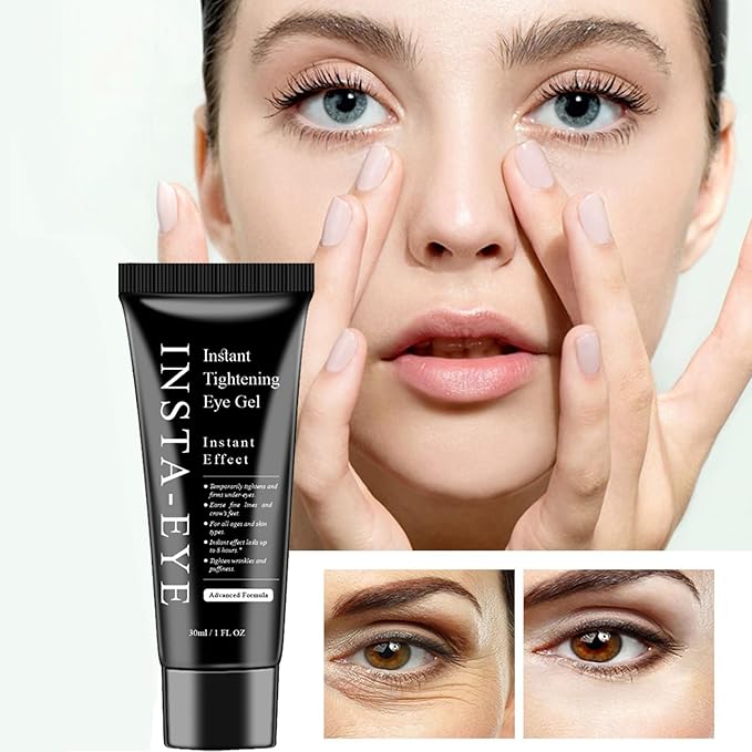 Instant Eye Tightener Cream,Under Eye Tightening Cream for Firm and Smooth the Look of Fine Lines,Reduces Dark Circles, Bags, Puffiness and Fine Lines,Instant Firm Face Tightener(30ml)