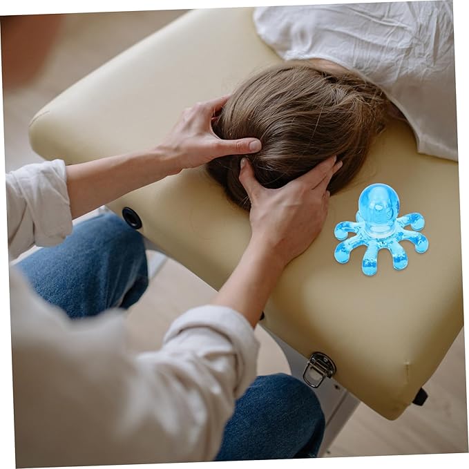 6 Pcs Ultra Scalp Massager - Octopus Head Massage Tool - Handheld Massager for Hair & Scalp - Portable, Elderly-Friendly