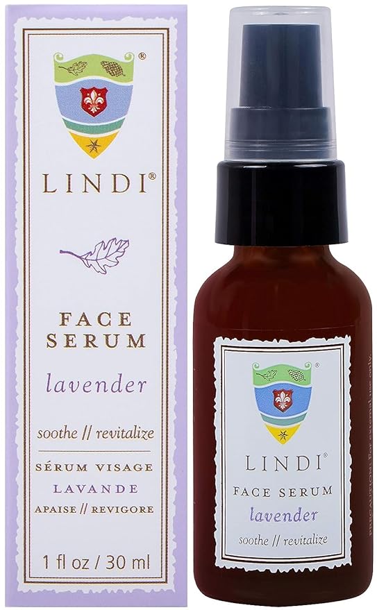 LINDI SKIN Lavender Face Serum - Ultimate Moisture and Comfort To Restore Your Skin Immediately - Reduce Facial Rash, Redness, and Itching - Relieves Uncomfortable Effects of Chemo Rash(1 fl oz)