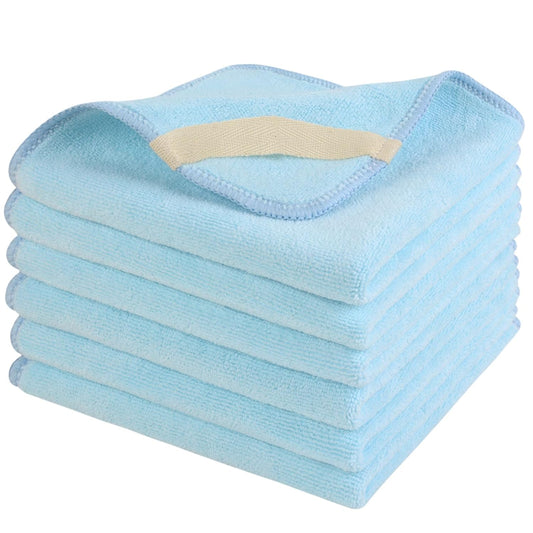 SINLAND Microfiber Facial Cloths Fast Drying Washcloth 12inch x 12inch Absorbent Face Wash Cloth Soft Makeup Remover Cloths