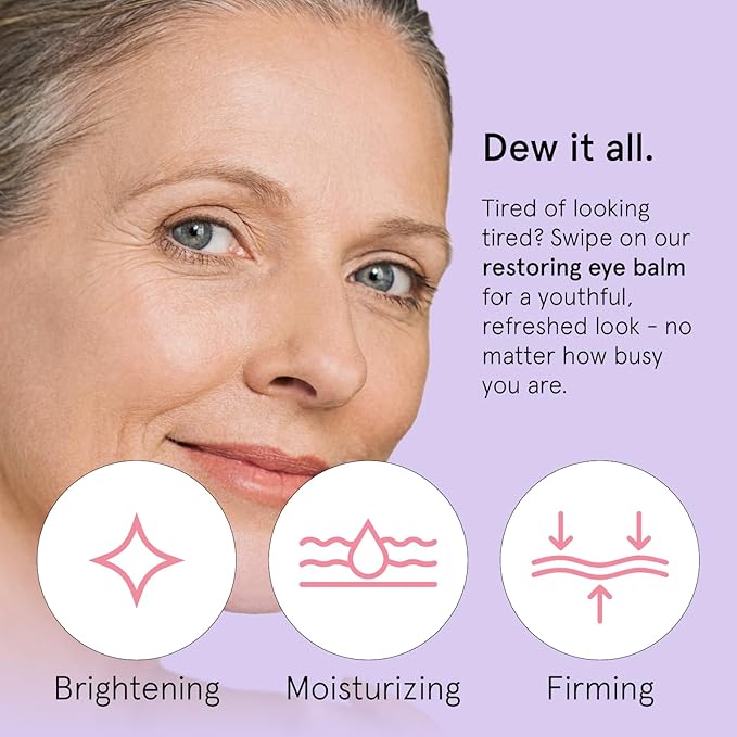 grace & stella Under Eye Brightener Balm Stick - Travel Size Toiletries - Retinol & Caffeine Eye Cream for Dark Circles, Puffiness, Wrinkles - Hydrate and Brighten - Vegan Skincare (0.13oz / 3.5g)