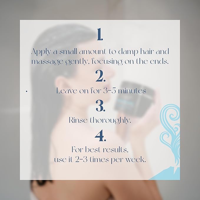 Volcano Hair Mask 200ml – Deep Hair Mask for Dry Damaged Hair – Reduces Breakage & Enhances Shine – Hair Treatment Mask for Dry, Damaged & Frizzy Hair