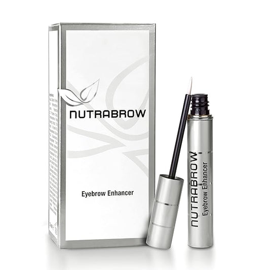 NutraBrow Eyebrow Enhancer - Eyebrow Growth Serum for Thicker Brows in 8-12 Weeks I Eyebrow Serum to Grow Brows I Made in Germany I 3ml