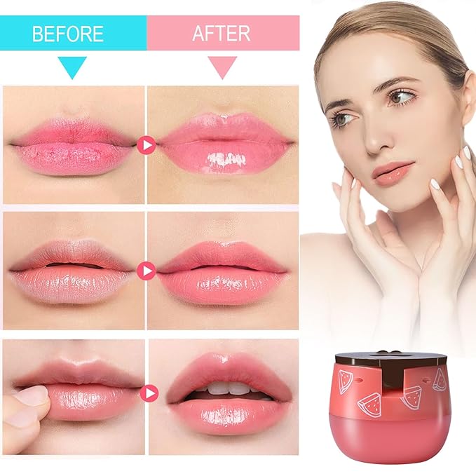 6 PCS Bee Lip Balm Honey Pot, Honey Strawberry Watermelon Apple Lime Mint Cherry Lip Mask Propolis Moisturizing Sleeping Lip Mask Overnight with Sticks, Honey Lip Balm Prevention Dry