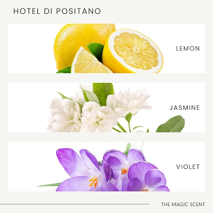 Hotel Di Positano Diffuser Oil Scents - Cold-Air & Ultrasonic Fragrance Oil for Diffuser - Inspired by Amalfi Coast, Italy - Essential Oils for Diffusers - 8.5 fl oz, 250 mL