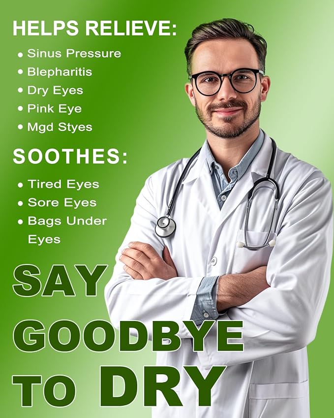 30 Packs Steam Eye Mask Chamomile, Heated Eye Masks Relaxing Gifts for Women Soothing Eye Fatigue Hot Sleep Mask, Warm Eye Compress for Dry Eyes, Disposable Eye Mask for Travel Essentials