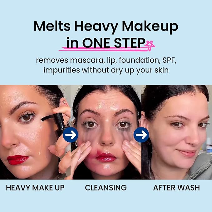 coxir ULTRA HYALURONIC CLEANSING OIL Mini Travel Size l Korean skincare, Hydrating, Smoothing, Calming, Moisturizing, Makeup Removal with Hyaluronic Acid [0.67 Fl.oz(pack of 1)]