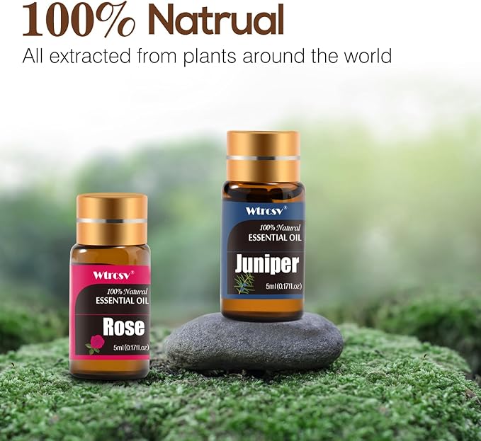 Essential Oils Set -Essential Oils - 100% Natural Essential Oils-Perfect for Diffuser, Humidifier,Aromatherapy, Massage,Skin & Hair Care,30x5 ml(0.17fl.oz