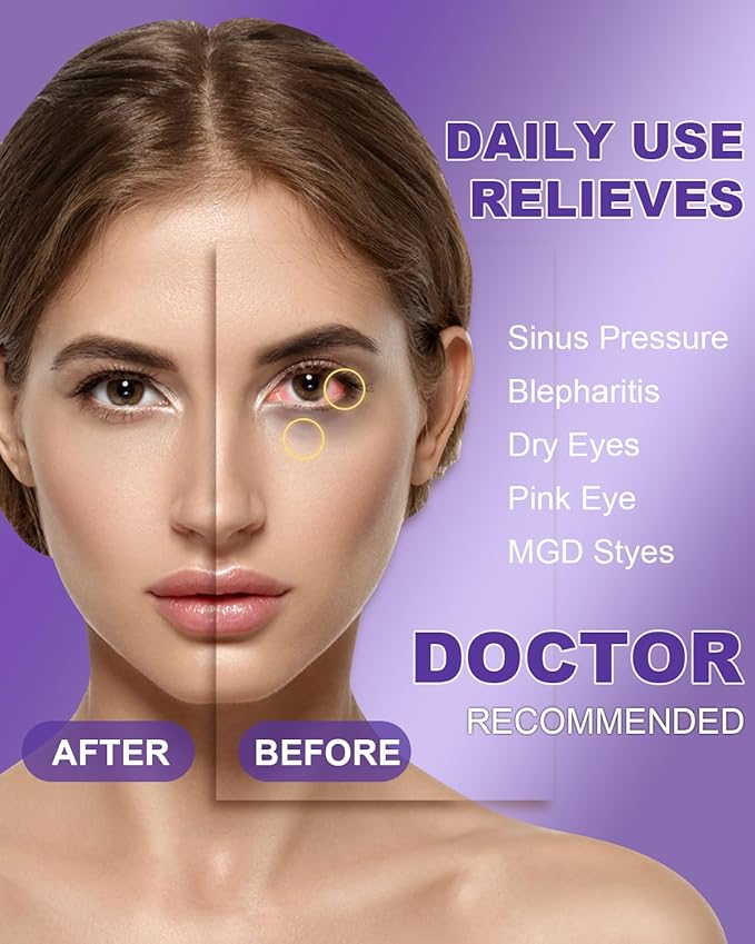 ProCIV 30 Packs Steam Eye Mask Lavender, Heated Eye Masks Relaxing Gifts for Women Soothing Eye Fatigue Hot Sleep Mask, Warm Eye Compress for Dry Eyes Travel Essentials Christmas Stocking