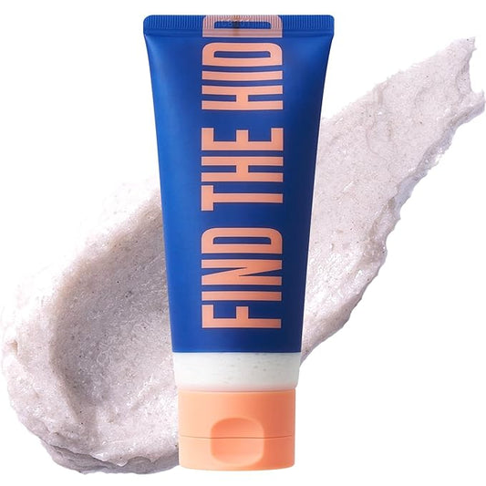 [Dear Doer] The Hidden Body Scrub & Wash in Tube - Moisturizing 2-in-1 Scrub Cleanser with Andes Salt, BHA for Bumpy Skin & Ingrown Hair, Tranquil Scent, Vegan, 3.38 fl oz (100 ml)