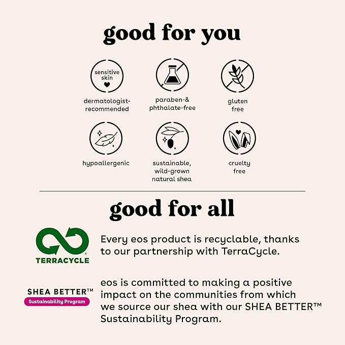 eos Holiday Lip Scrub Exfoliator- Candy Cane Sugar Scrub, Limited-Edition Moisturizing Lip Treatment, Stocking Stuffers, 0.56 oz